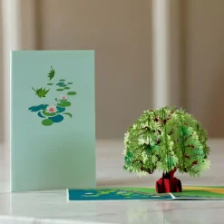 Lovepop Greeting Cards|Just Because|Green Maple Tree Pop-Up Card