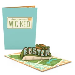 Lovepop Just Because|Greetings From Boston Pop-Up Card