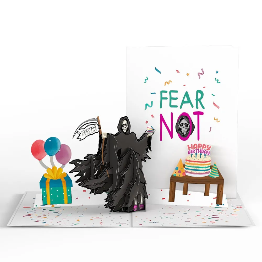 Lovepop Greeting Cards|Birthday|Grim Reaper Dark Humor Birthday Pop-Up Card