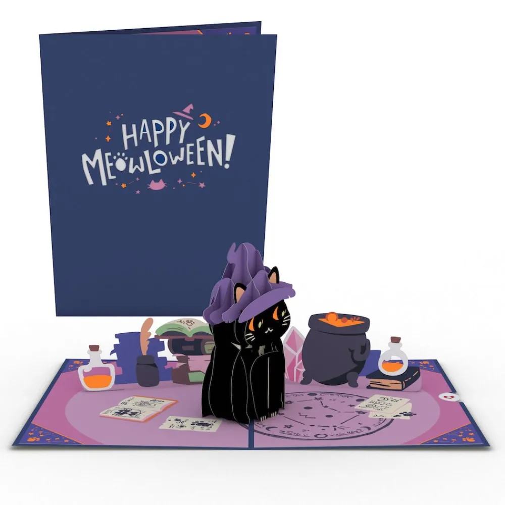 Lovepop Halloween 10/31|Halloween Cat Classic Pop-Up Card