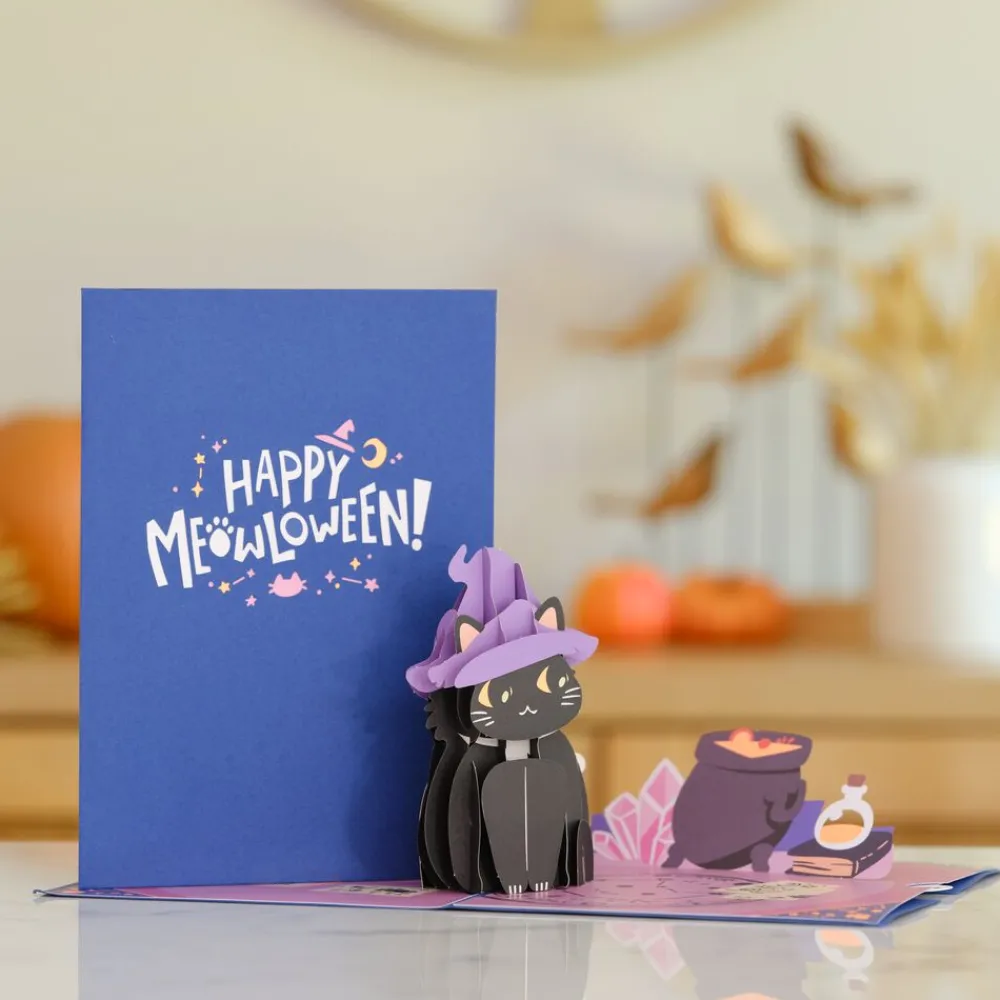 Lovepop Halloween 10/31|Halloween Cat Classic Pop-Up Card