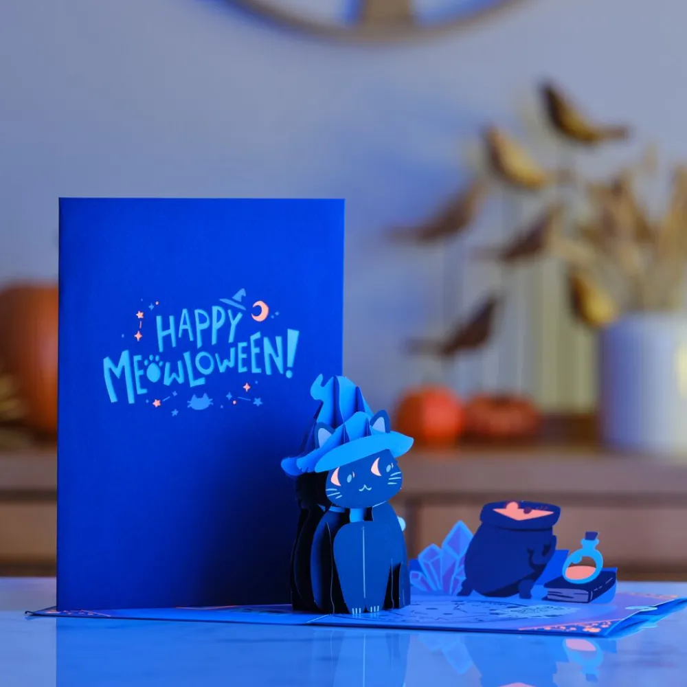Lovepop Halloween 10/31|Halloween Cat Classic Pop-Up Card