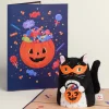 Lovepop Plushpop|Halloween 10/31|Halloween Cat Plushpop Card