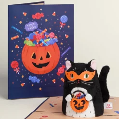 Lovepop Plushpop|Halloween 10/31|Halloween Cat Plushpop Card