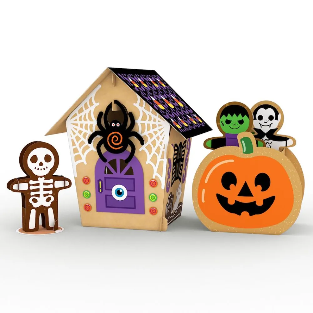 Lovepop Halloween 10/31|Kids|Halloween Haunted Gingerbread House Kit