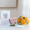 Lovepop Pop-Up Bouquets|Card & Gift Bundles|Handcrafted Paper Flowers: Yellow Roses (6 Stems) with Happy Mother's Day Pop-Up Card