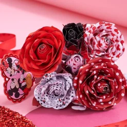 Lovepop Pop-Up Bouquets|Handcrafted Paper Flowers|Handcrafted Paper Flowers: Disney’s Mickey & Minnie Lovestruck Roses (6-Stem)