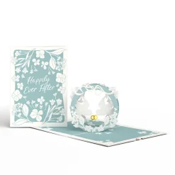 Lovepop Wedding|Happily Ever After Love Birds Pop-Up Card
