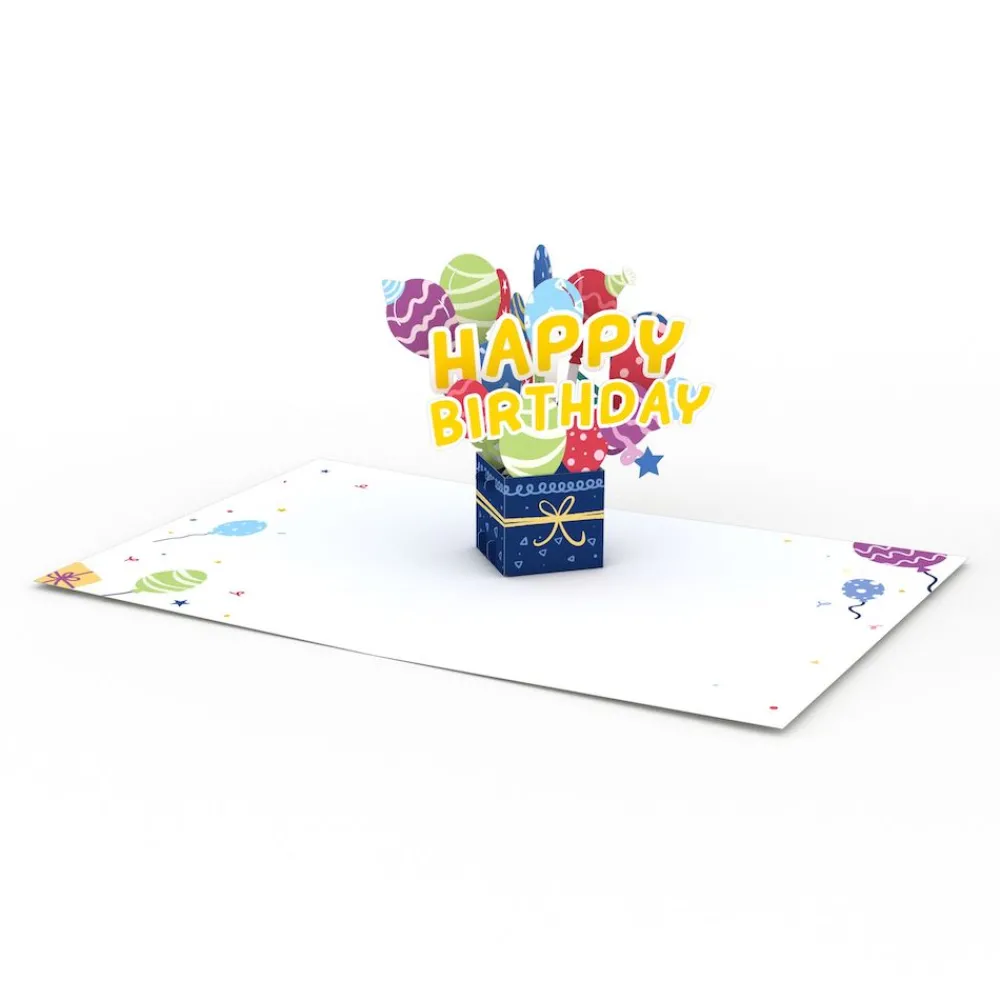 Lovepop Birthday|Happy Birthday Balloon Box: Paperpop® Card