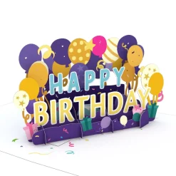 Lovepop Birthday|Happy Birthday Balloons: Paperpop® Card