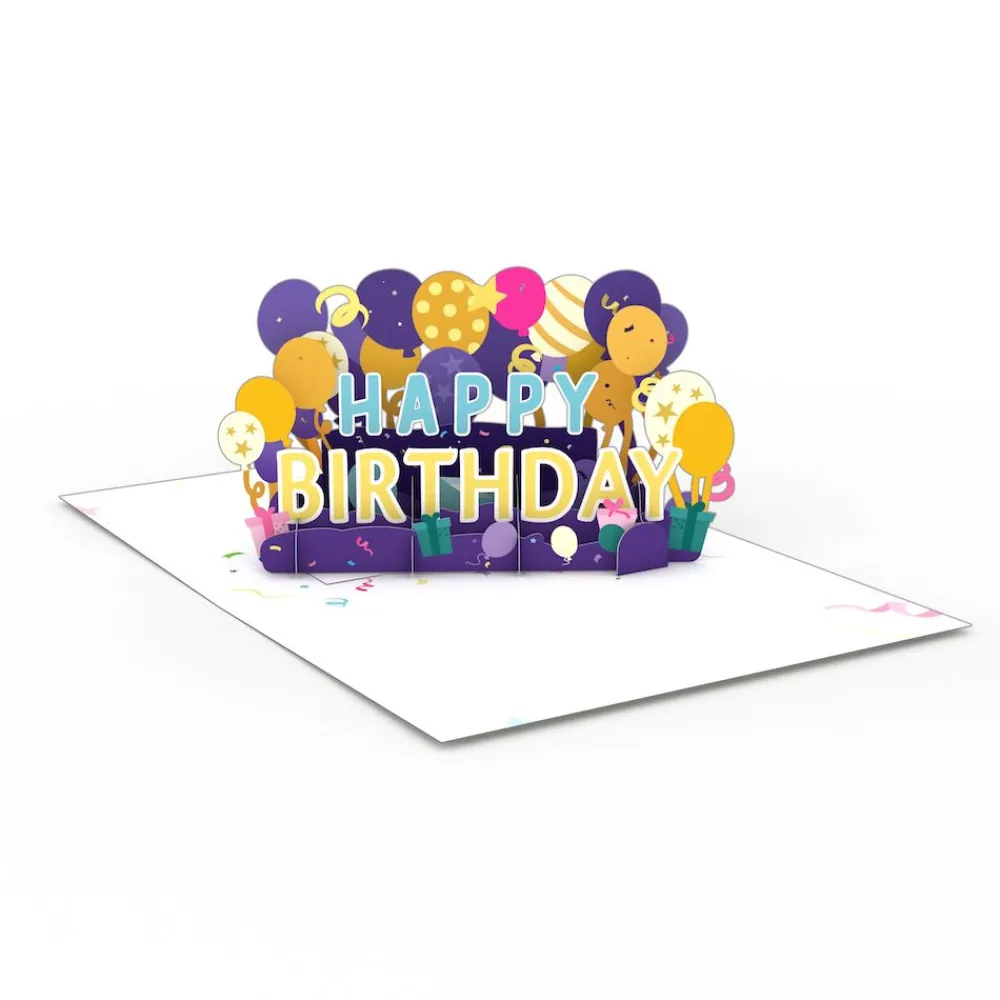 Lovepop Birthday|Happy Birthday Balloons: Paperpop® Card