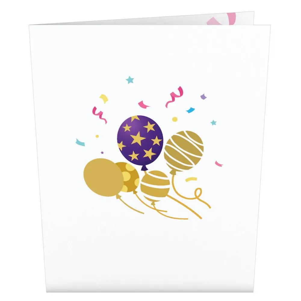 Lovepop Birthday|Happy Birthday Balloons: Paperpop® Card