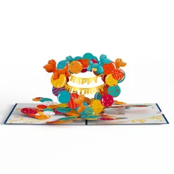 Lovepop Greeting Cards|Birthday|Happy Birthday Banner and Balloons Pop-Up Card