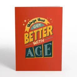 Lovepop Birthday|Happy Birthday Better with Age 4-in-1 Nesting Card