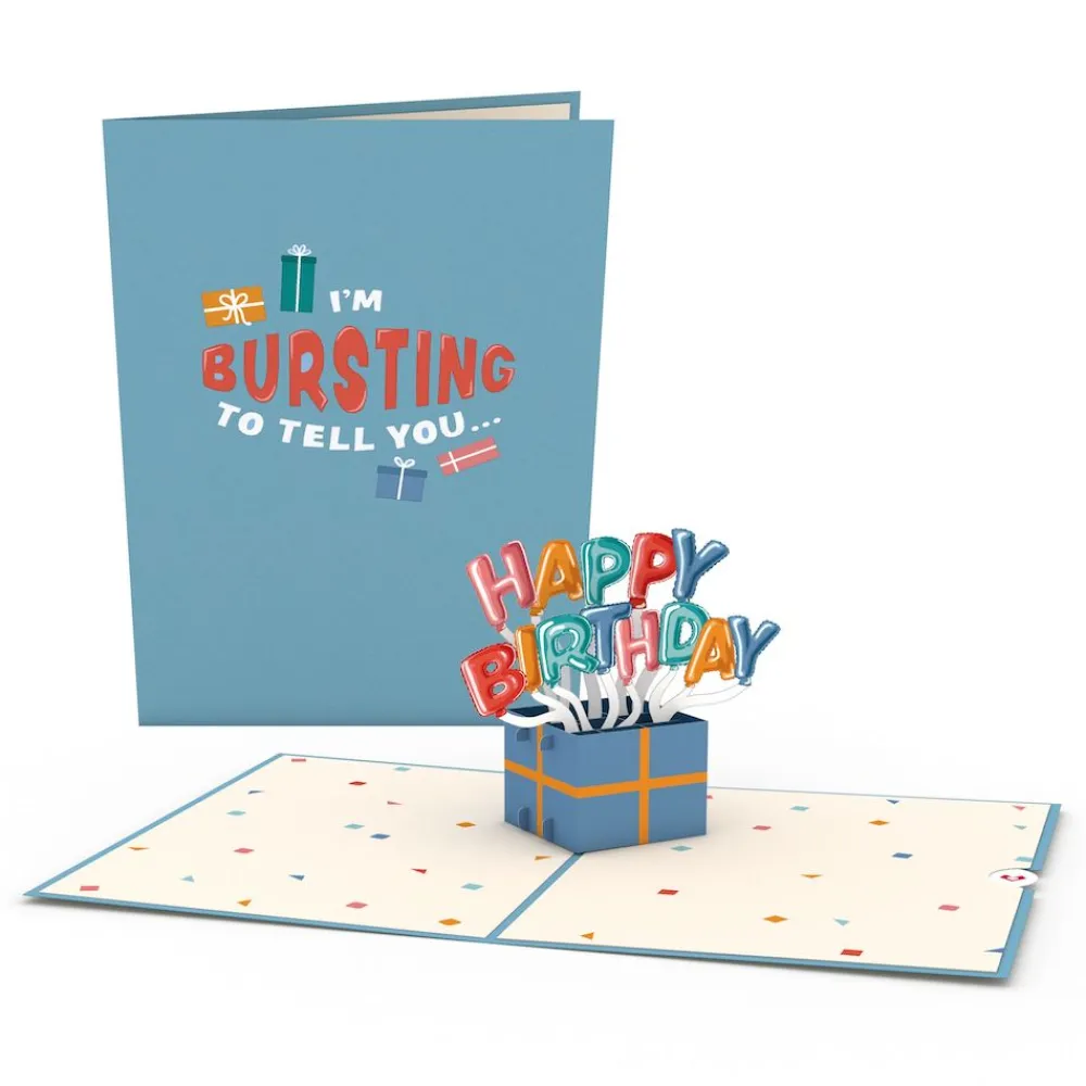 Lovepop Greeting Cards|Birthday|Happy Birthday Burst Pop-Up Card