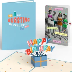 Lovepop Birthday|Happy Birthday Burst Pop-Up Card and A Mid-life Crisis Sports Car Sentiment Set