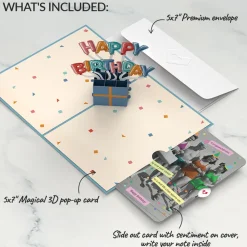 Lovepop Birthday|Happy Birthday Burst Pop-Up Card and A Mid-life Crisis Sports Car Sentiment Set