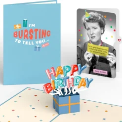 Lovepop Birthday|Happy Birthday Burst Pop-Up Card and Aging Like a Fine Cheese Sentiment Set