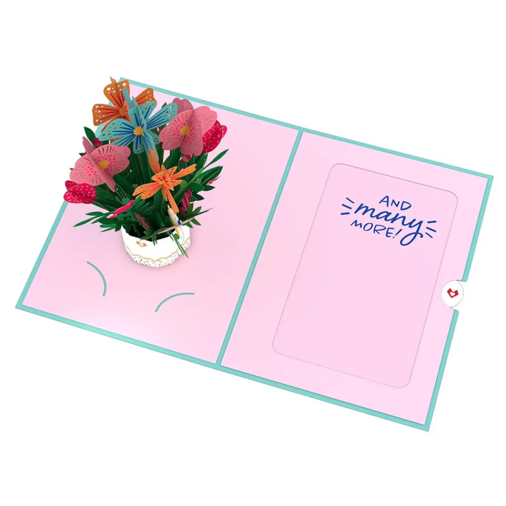 Lovepop Pop-Up Bouquets|Birthday|Happy Birthday Card with Mini Bouquet