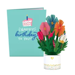 Lovepop Pop-Up Bouquets|Birthday|Happy Birthday Card with Mini Bouquet