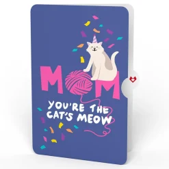 Lovepop Birthday|Mom|Happy Birthday Cats Pop-Up Card and Sentiment Set for Mom