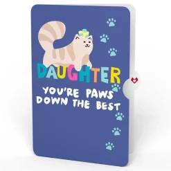Lovepop Birthday|Happy Birthday Cats Pop-Up Card and Sentiment Set for Daughter
