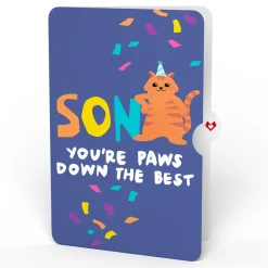 Lovepop Birthday|Happy Birthday Cats Pop-Up Card and Sentiment Set for Son