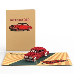 Lovepop Greeting Cards|Birthday|Happy Birthday Classic Car Pop-Up Card