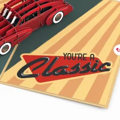 Lovepop Greeting Cards|Birthday|Happy Birthday Classic Car Pop-Up Card