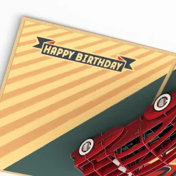 Lovepop Greeting Cards|Birthday|Happy Birthday Classic Car Pop-Up Card