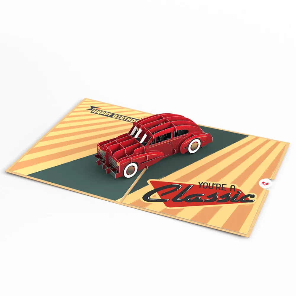 Lovepop Greeting Cards|Birthday|Happy Birthday Classic Car Pop-Up Card