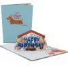 Lovepop Greeting Cards|Birthday|Happy Birthday Dogs Pop-Up Card