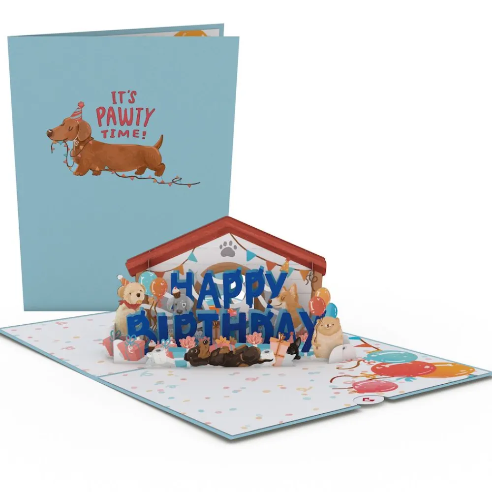 Lovepop Greeting Cards|Birthday|Happy Birthday Dogs Pop-Up Card