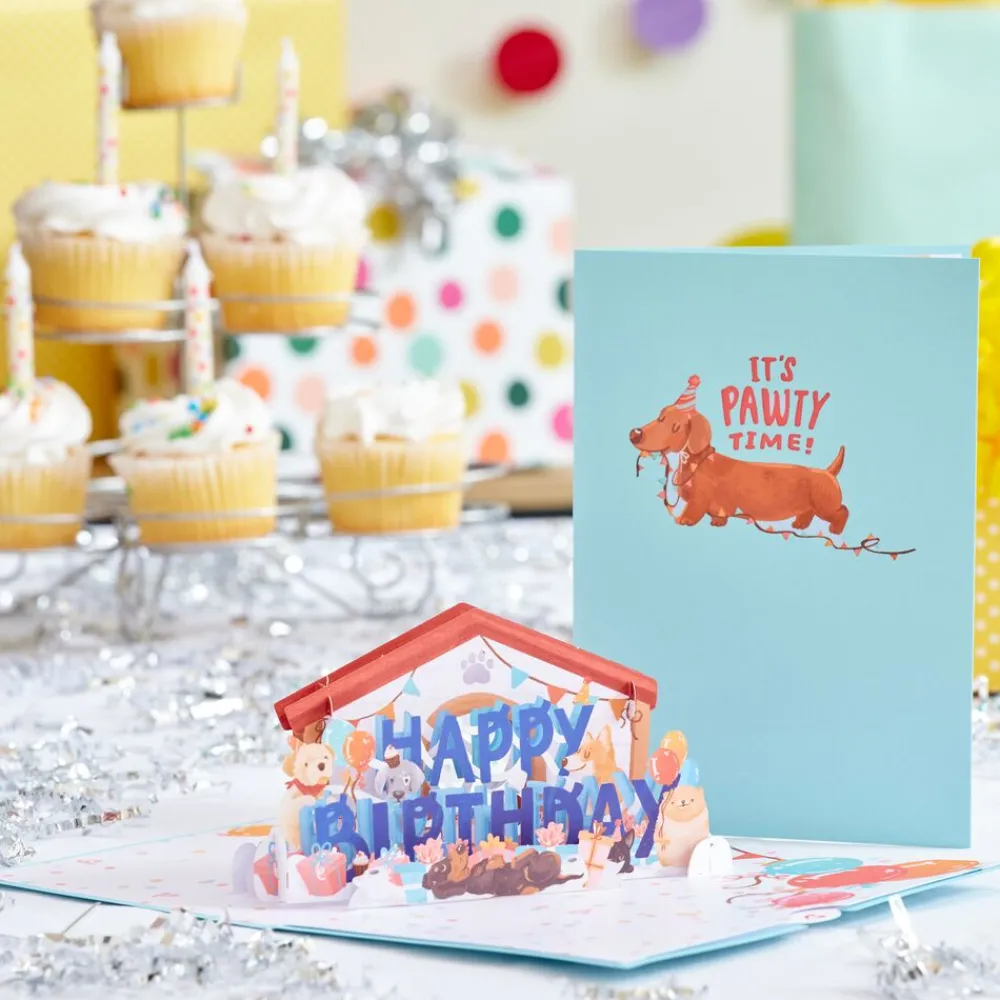 Lovepop Greeting Cards|Birthday|Happy Birthday Dogs Pop-Up Card