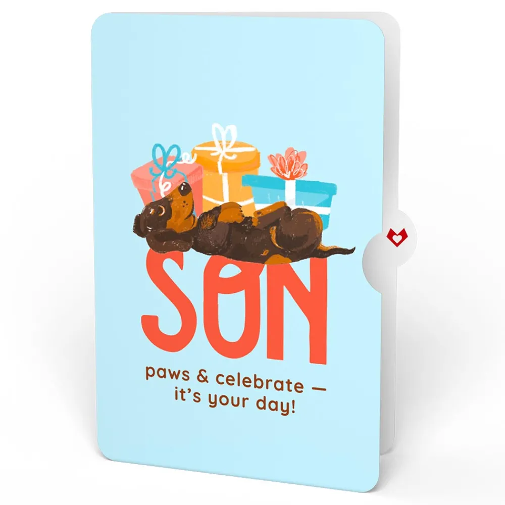 Lovepop Birthday|Happy Birthday Dogs Pop-Up Card and Sentiment Set for Son