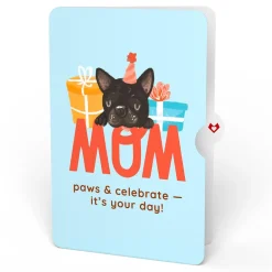 Lovepop Birthday|Mom|Happy Birthday Dogs Pop-Up Card and Sentiment Set for Mom