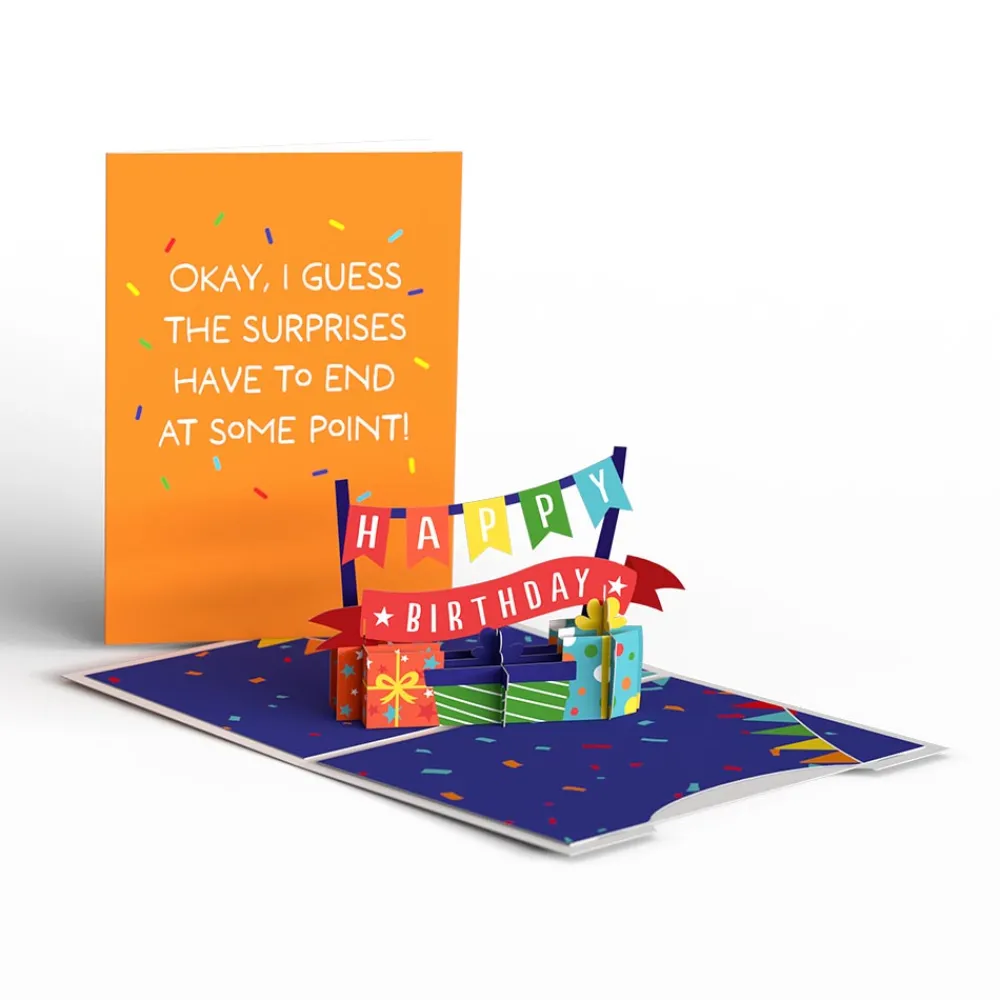 Lovepop Birthday|Happy Birthday Endless Surprises 4-in-1 Nesting Card