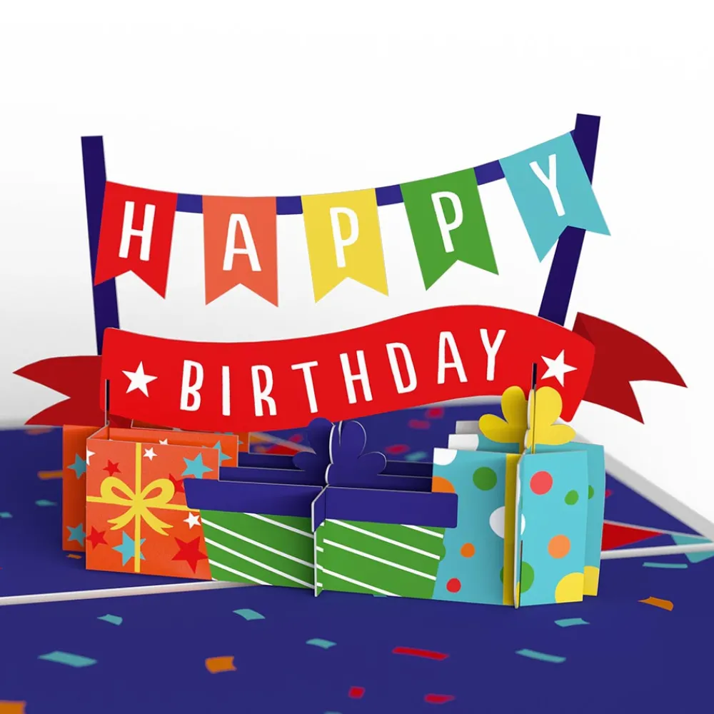 Lovepop Birthday|Happy Birthday Endless Surprises 4-in-1 Nesting Card