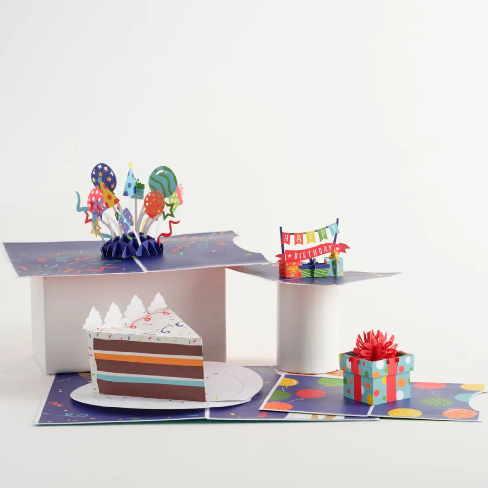 Lovepop Birthday|Happy Birthday Endless Surprises 4-in-1 Nesting Card