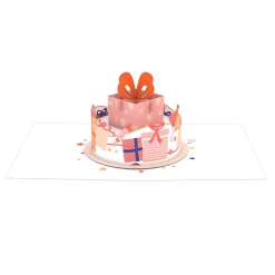 Lovepop Birthday|Her|Happy Birthday Gift Cake: Paperpop® Card
