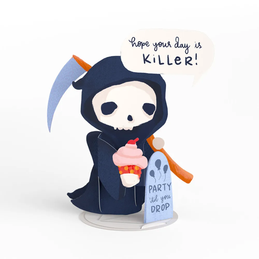 Lovepop Greeting Cards|Birthday|Happy Birthday Grim Reaper: PopPals™ Card