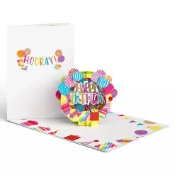 Lovepop Greeting Cards|Birthday|Happy Birthday Hooray Pop-Up Card