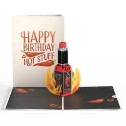 Lovepop Greeting Cards|Birthday|Happy Birthday Hot Stuff Pop-Up Card