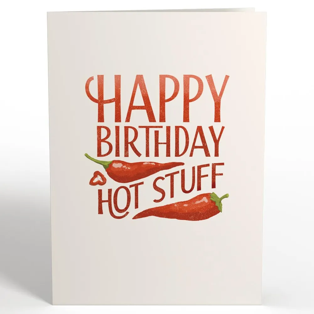 Lovepop Greeting Cards|Birthday|Happy Birthday Hot Stuff Pop-Up Card