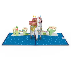 Lovepop Birthday|Kids|Happy Birthday Llama Pop-Up Card