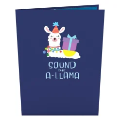 Lovepop Birthday|Kids|Happy Birthday Llama Pop-Up Card