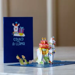 Lovepop Birthday|Kids|Happy Birthday Llama Pop-Up Card