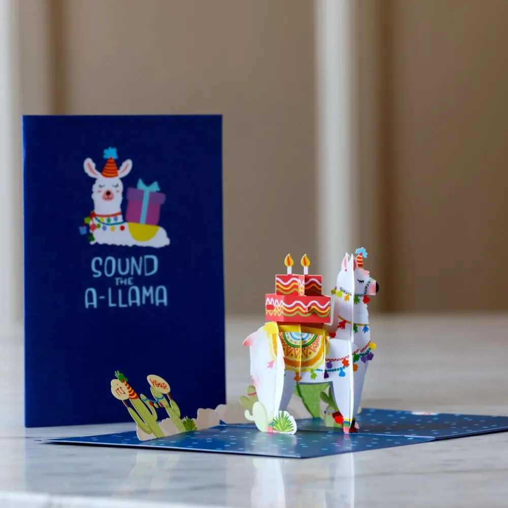 Lovepop Birthday|Kids|Happy Birthday Llama Pop-Up Card