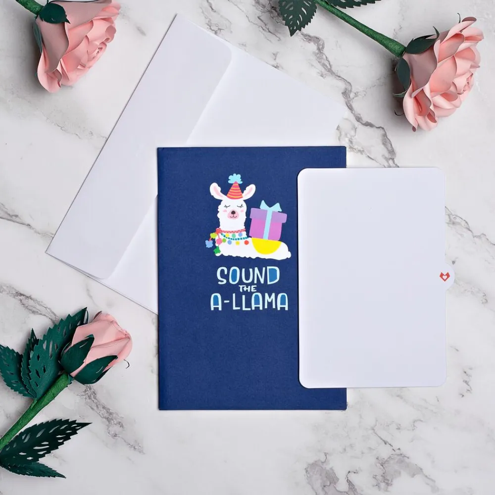 Lovepop Birthday|Kids|Happy Birthday Llama Pop-Up Card