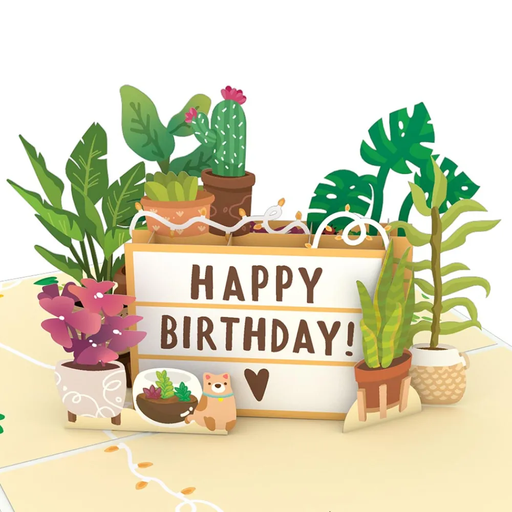 Lovepop Birthday|Her|Happy Birthday Plants Pop-Up Card